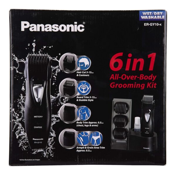 Panasonic ER-GY10K 6-in-1 Men's Body Grooming Kit - Image 11