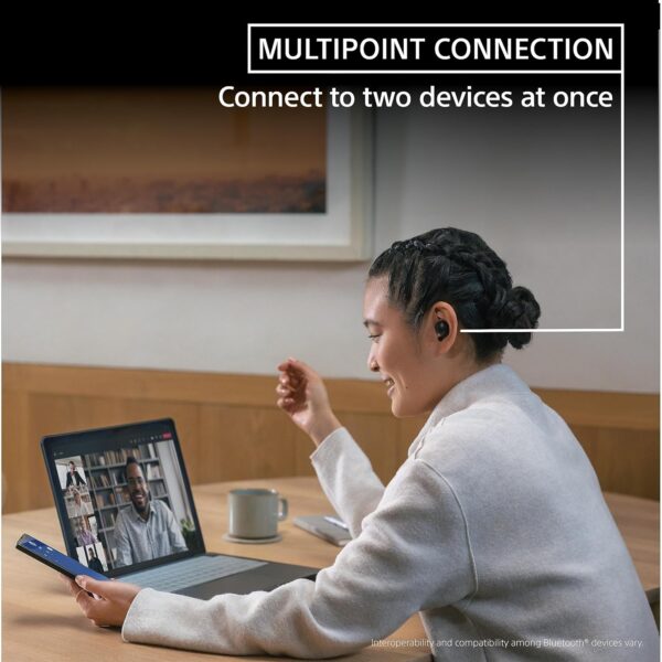 Sony WF-1000XM5 Best Active Noise Cancelling Wireless Bluetooth Earbuds with Mic, TWS, Up to 36 Hours Battery Life - Black - Image 10
