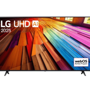 LG 164cm (65) 4K UHD AI TV (65UT80406LA), α5 Gen7 AI Processor, FILMMAKER MODE™, AI, ThinQ™ (Wi-Fi), Thin-Bezel