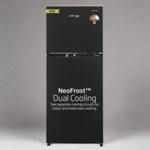 Voltas Beko RFF295C/WPXBR0I0000GD 250 L, 3 Star, Double Door Frost Free Refrigerator (Wooden Black)