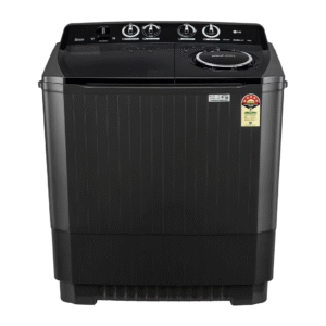 LG 11.5Kg Semi Automatic Top Load Washing Machine, Roller Jet Pulsator + Soak, Full Black