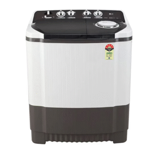 LG 8.5Kg Semi Automatic Top Load Washing Machine, Roller Jet Pulsator + Soak, Dark Grey