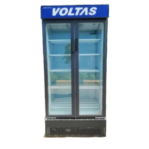 Voltas VC GT 550 DD P 550 Metallic EGRY Litre Double Door Visi Cooler | Commercial Display Refrigerator | Fan Cooling | LED Light