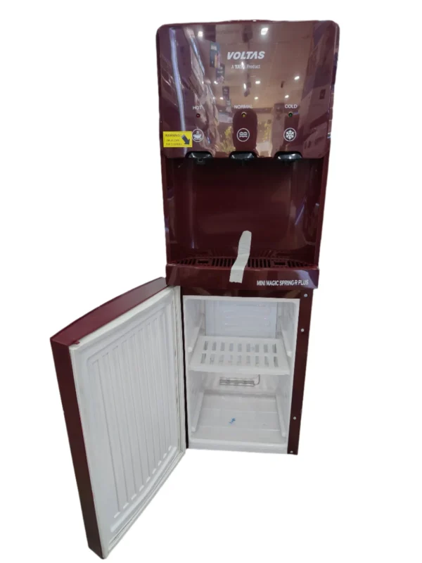 Voltas Mini Magic SPRING F V Plus RD Water Dispenser (Red) | Hot, Normal, Cold Water | Cooling Cabinet | Floor Mounted | 1 Year Warranty - Image 2