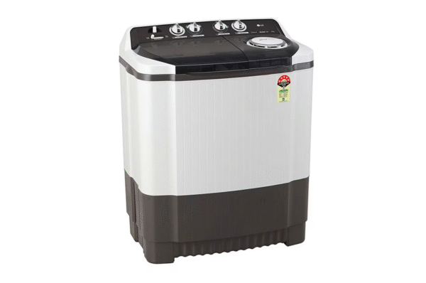 LG 8.5Kg Semi Automatic Top Load Washing Machine, Roller Jet Pulsator + Soak, Dark Grey - Image 2
