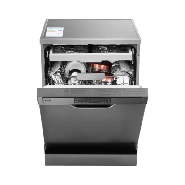 IFB Neptune VX1 Plus, Inox Grey, In Built Heater with Hygienic Steam Drying Built-in 15 Place Settings Dishwasher - Image 2