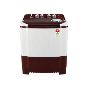 LG 7.5Kg Semi Automatic Top Load Washing Machine, Roller Jet Pulsator, Burgundy