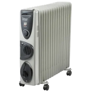 Russell Hobbs EOFR 2900 (ROR15F, Grey) 2900 W | Oil Filled Radiator Electric Room Heater | ISI Approved Oil Filled Room Heater