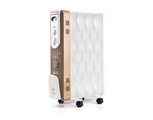 USHA 3609FS PTC 2000-Watt Oil Filled Radiator (White)