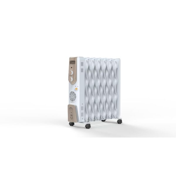 Bajaj Vienna 9 Fins Oil Filled Radiator 2400 Watts (260094), Multicolor - Image 3