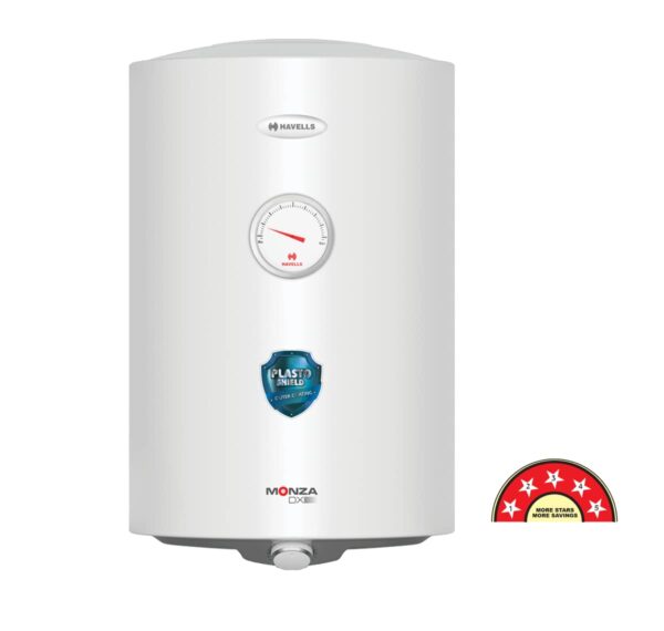 Havells Monza 50-Litre 2000-Watt Storage Wall Mounted Water Heater (White)