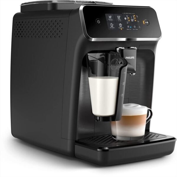 PHILIPS Versuni Latte Go Fully Automatic Bean To Cup Espresso Coffee Machine,3 One Touch Button Coffees (Cappuccino,Black Coffee,Espresso),15 Bars,Ceramic Grinder- 2 Year Brand Warranty - Ep2230/10 - Image 6