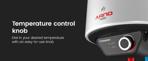 Crompton ARNO NEO 35L (ASWH-4335) Storage Water Geyser -with Rust Proof Plastic Body (White) | Free Installation - Image 7