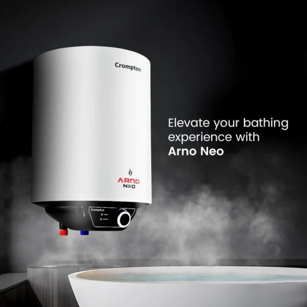 Crompton ARNO NEO 35L (ASWH-4335) Storage Water Geyser -with Rust Proof Plastic Body (White) | Free Installation - Image 5