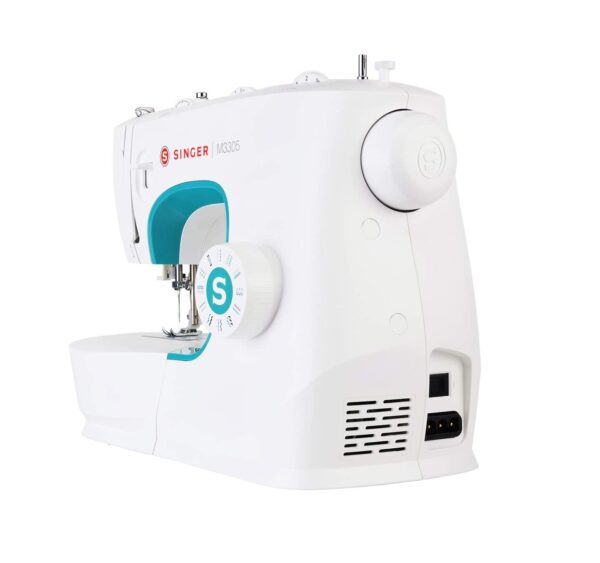 Singer M3305 Motorised Automatic Zig-Zag Electric Sewing Machine 23 Stiches, White - Image 7