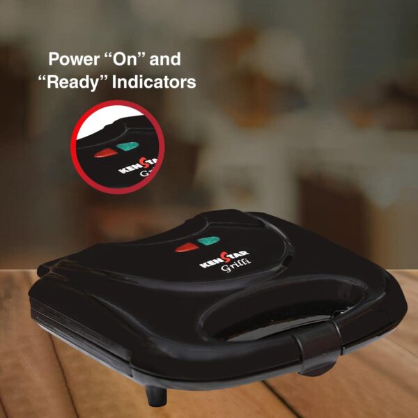Kenstar Grilli 750-Watt Sandwich Maker (Black) - Image 6
