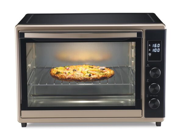 Morphy Richards 52RCD Digi 52L Oven Toaster Grill with 8 Preset Menus (Champagne Gold and Black), 2000 Watts