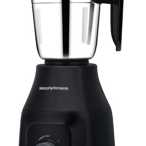 Morphy Richards Tetragrind 750 Watts Mixer Grinder | 3-Speed Control | 3 Years Warranty | Black And Grey