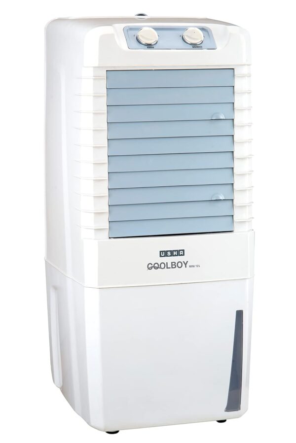 USHA Cool Boy Mini 12 Litres Personal Cooler with HoneyComb Pads (White) - Image 2