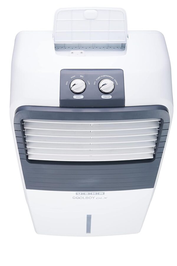USHA Coolboy DLX Personal Air Cooler for Home with Powerful Blower, Honeycomb Pads, 6m Air Throw & Low Power Consumption (35L, White) - Image 2