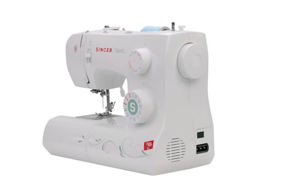 Singer Talent 3321 Automatic Zig-Zag Electric Sewing Machine with 21 Built-in Stitches (White) with 70 W Powerful motor & Feed dog with 106 Teeth in 6 Rows - Get Free Online Interactive Master Class - Image 4