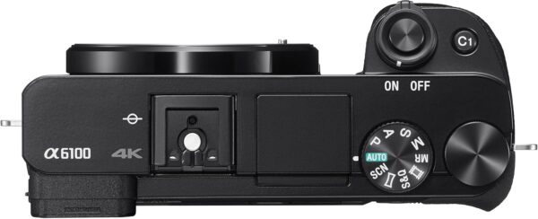 Sony New Alpha ILCE-6100K (Previously ILCE-6100L) with Upgraded SELP1650 (Ver 2) Power Zoom Lens | 24.2 MP | APS-C Sensor | Fast Auto Focus | 4K Vlogging Camera | Tiltable LCD – Black - Image 3
