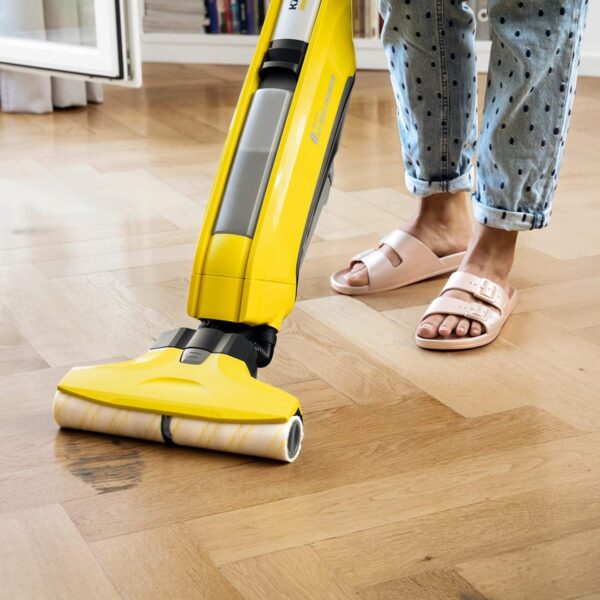 Kärcher - FC 5 Electric Mop & Sanitize Hard Floor Cleaner – Perfect for Laminate, Wood, Tile, LVT, Vinyl, & Stone Flooring - Cordless - Image 5
