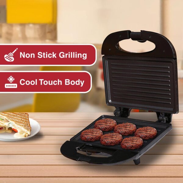 Kenstar Grilli 750-Watt Sandwich Maker (Black) - Image 4