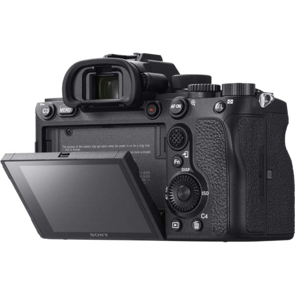 Sony Alpha ILCE-7RM4A Full-Frame 61.0MP Mirrorless Digital SLR Camera Body (4K Full Frame, Real-Time Eye Auto Focus, Real time Animal Eye AF, Tiltable LCD) - Black - Image 3