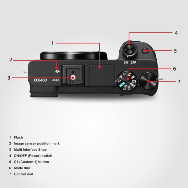 Sony New Alpha ILCE-6400K (Previously ILCE-6400L) with Upgraded SELP1650 (Ver 2) Power Zoom Lens | 24.2MP | APS-C Sensor | Fast Auto Focus | 4K Vlogging Camera | Tiltable LCD – Black - Image 11