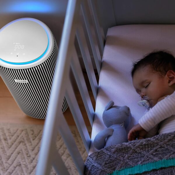 PHILIPS Smart Air Purifier AC3220/60 Upto 135 m2 Room Size Smart Portable Air Purifier Real Time AQI Display|Covers upto 600 sqft 520 m3/h|(Silver, Arctic White) - Image 8