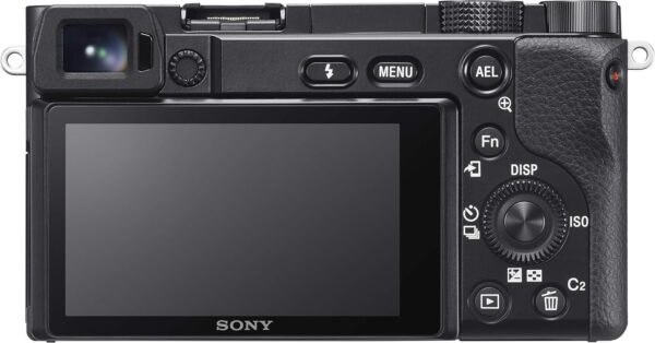 Sony New Alpha ILCE-6100K (Previously ILCE-6100L) with Upgraded SELP1650 (Ver 2) Power Zoom Lens | 24.2 MP | APS-C Sensor | Fast Auto Focus | 4K Vlogging Camera | Tiltable LCD – Black - Image 11