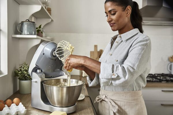 KENWOOD Stand Mixer Kitchen Machine PROSPERO+ 1000W with 4.3L Stainless Steel Bowl,K-Beater,Whisk,Dough Hook,Blender,Meat Grinder,Roto Food Cutter, Multi Mill KHC29.Q0SI Silver - Image 4