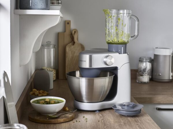 KENWOOD Stand Mixer Kitchen Machine PROSPERO+ 1000W with 4.3L Stainless Steel Bowl,K-Beater,Whisk,Dough Hook,Blender,Meat Grinder,Roto Food Cutter, Multi Mill KHC29.Q0SI Silver - Image 5