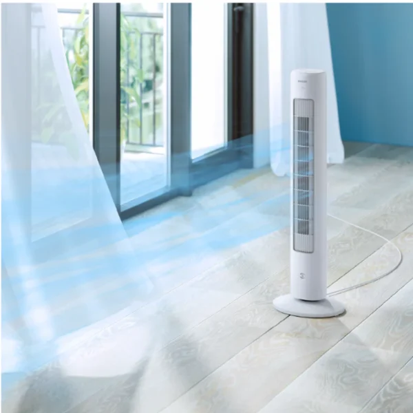 Philips Bladeless Technology Tower Fan with Touchscreen Panel and Remote Control - CX5535/00 - Image 5