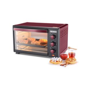 Usha 29 Litre (OTGW 3629R) Oven Toaster Grill (Wine & Matte Black) 1600 W