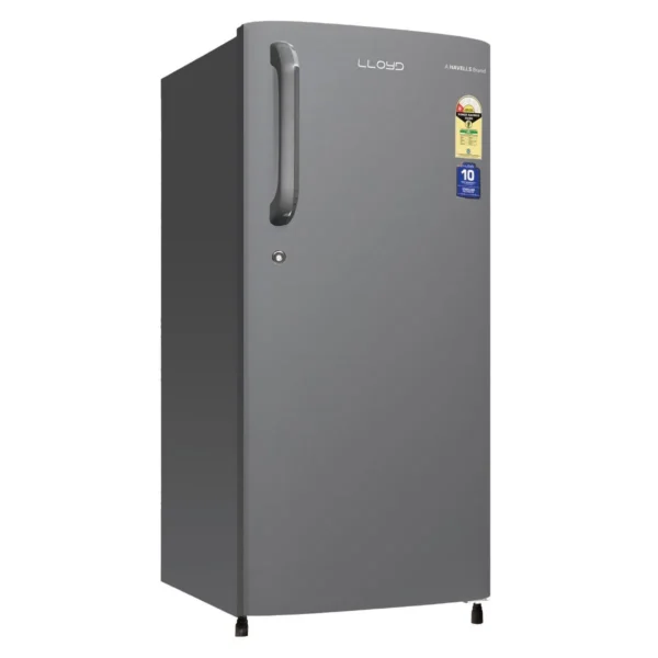 188 L Direct Cool Refrigerator 1 Star Stainless Steel - Image 3