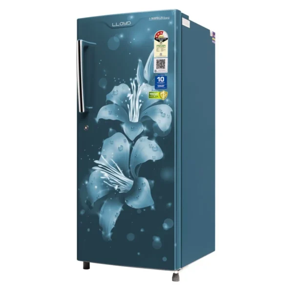 188 L Direct Cool Refrigerator 3 Star Lilly Aqua - Image 2