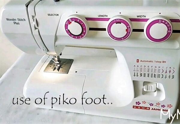 Usha Janome Wonder Stitch Plus Automatic Sewing Machine, White - Image 2