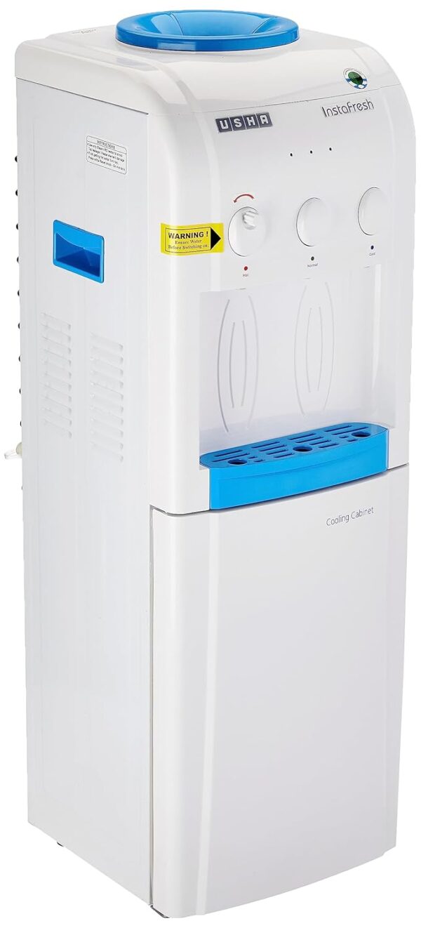 USHA Instafresh Cooling Cabinet Water Dispenser (White), 20L - Image 6