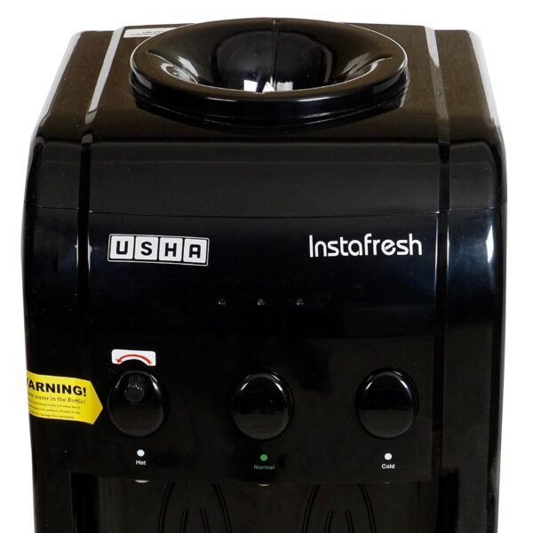 USHA INSTAFRESH FS Jet Black 3 TAP (63HNCFSBL3FIFMV) Without Cooling Cabinate-Bottled Black Water Dispenser - Image 3
