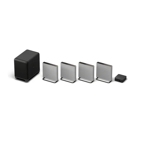 Sony Bravia Theatre Quad(HT-A9M2+ SA-SW3) Premium Home Theatre System with 360SSM,Multi Dimensional Sound with Wireless Subwoofer SW3 (IMAX,Dolby Atmos/DTSx,360RA,Voice Zoom3,Alexa & Google,8K/4K HDR),Grey