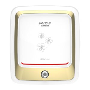 Voltas Crysta 15 L 5 Star Vertical Mounting 2000W Water Heater (Copper, 2023 Model, Crysta 155SPBWT, White)