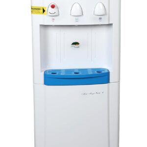 Voltas Floor Mounted Water Dispenser Minimagic Pure F with Cooling Storage Cabinet (White)