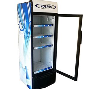 Voltas VC450 Visi Cooler Single Door, 450 Liters, Black VC GT 450 SD P E METALLIC GREY