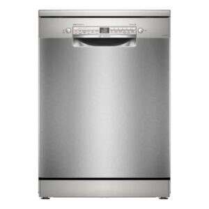 Bosch Series 6 14 Place Settings Free-standing Dishwasher (SMS6IKI01I, 60 cm, Brushed Steel, Anti-Fingerprint, Wi-Fi Enabled, EcoSilence Drive)