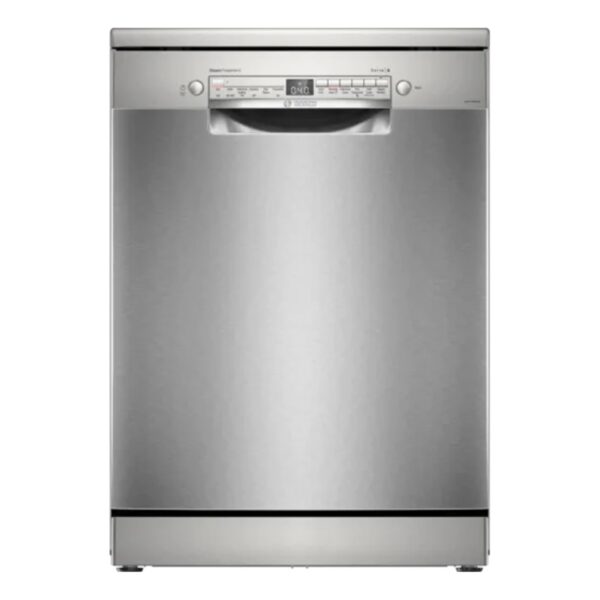 Bosch Series 6 14 Place Settings Free-standing Dishwasher (SMS6IKI01I, 60 cm, Brushed Steel, Anti-Fingerprint, Wi-Fi Enabled, EcoSilence Drive)