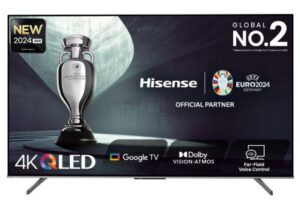 Hisense 109.22 cm (43 Inch) Ultra HD (4K) Smart QLED TV, 43Q6N, Grey