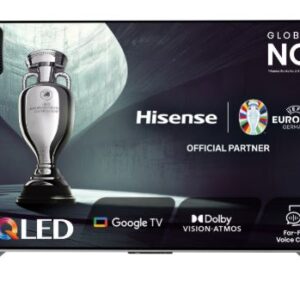 Hisense 109.22 cm (43 Inch) Ultra HD (4K) Smart QLED TV, 43Q6N, Grey