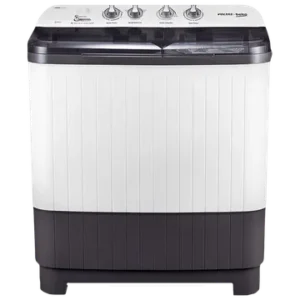 VOLTAS beko 7.5 kg 5 Star Semi Automatic Washing Machine with IPX4 Control Panel (WTT75DGRT, Grey)